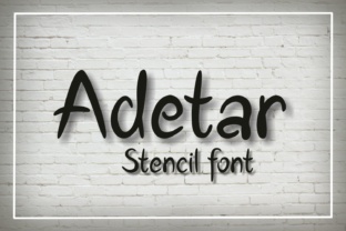 Adetar Stencil: The Open-Loop Typeface for Bold Campaigns