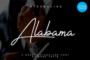 Alabama Font: Elevate Your Brand with Romantic Script