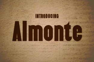 Almonte: A Vintage Sans Serif Font for Editorial Design