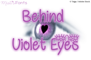 Behind Violet Eyes: A Script Handwritten Font for Web Design