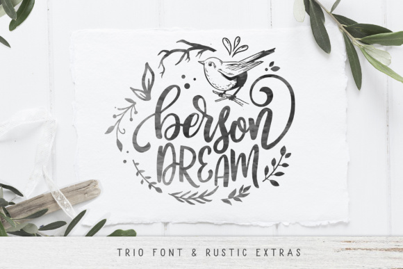 Berson Dream: A Romantic Script Handwritten Font for Branding