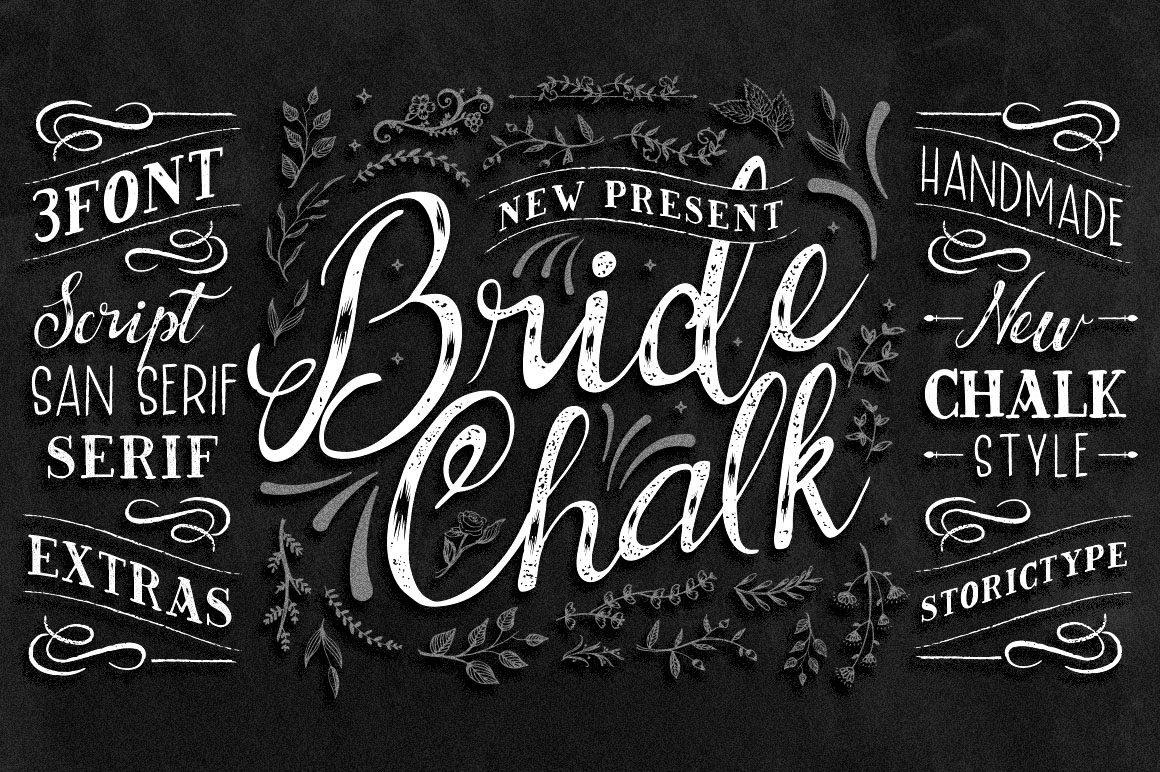BrideChalk: An Elegant Script Handwritten Font for Web Design