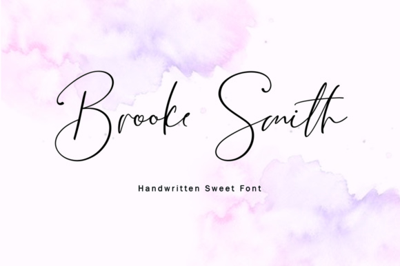 Brooke Smith Script: The Perfect Handwritten Font for Makers