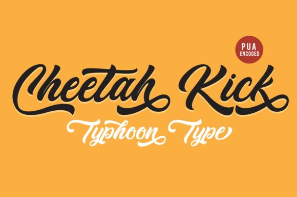 Cheetah Kick: The Striking Script Font for Handmade Brands