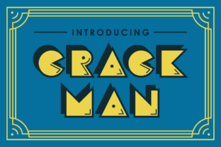 Crack Man: A Retro-Nostalgic Typeface for Editorial Design