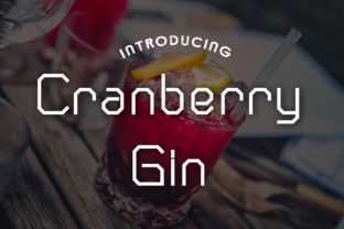 Cranberry Gin: The Perfect Free Typeface for Modern Crafts