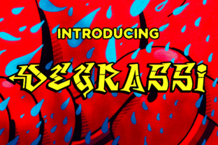 Degrassi Font: A Grungy Typeface for Bold Branding