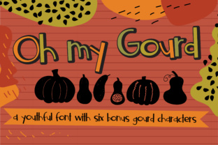 Designing with Oh My Gourd: A Whimsical Sans Serif Font