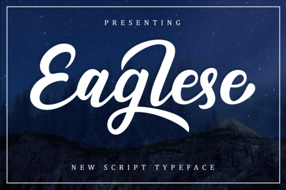 Eaglese: A Modern Calligraphy Font for Handmade Brands