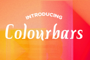 Elevate Campaigns with Colourbars: A Classic Italic Serif Font