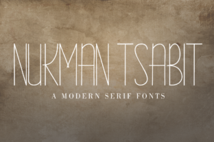 Elevate Your Brand with Nukman Tsabit Serif Fonts