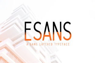 Esans: A Sporty Sans Serif Font for Bold Branding