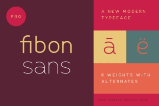 Fibon: A Minimal Sans Serif Font for Modern Web Design