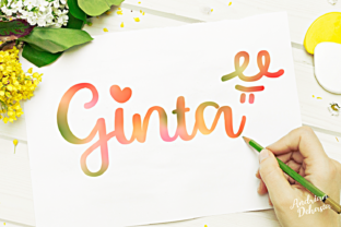 Ginta Script Font for Modern Web Design
