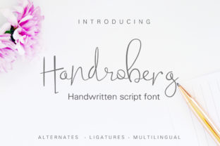 Handroberg: The Handwritten Font That Elevates Small Business Branding