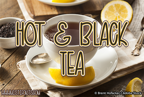 Hot and Black Tea Font for Professional Branding