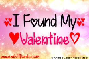 I Found My Valentine: A Script Handwritten Font for Editorial Design