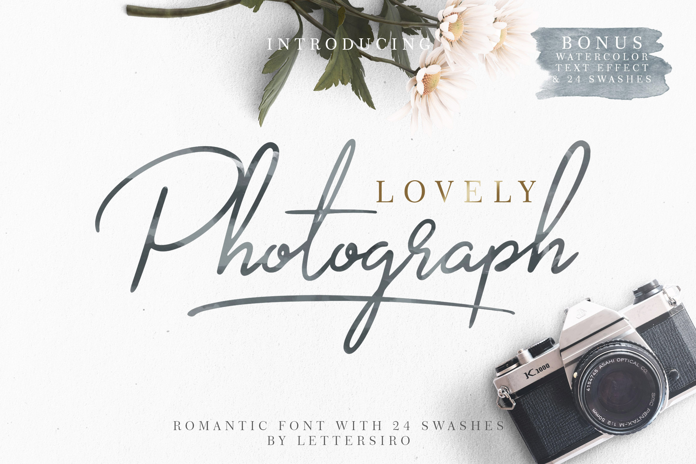 Lovely Photograph Font: A Modern Typeface for Branding