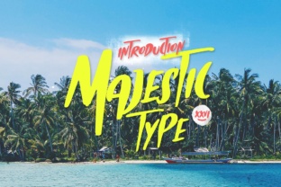 Majestic Font Review: Elevating Web Headers with Hand-Painted Style