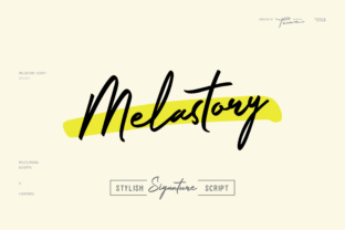 Melastory Script: The Modern Typeface for Handmade Brands