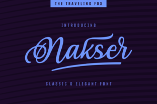 Nakser Font Review: Elevating Campaign Visuals with Swirly Script