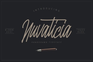 Nuvanticia: A Playful Monoline Script for Editorial Design