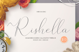 Rishella: The Elegant Signature Font for Luxury Crafts