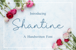 Shantine: A Monoline Script Font for Modern Web Design