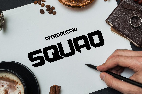 Squad: The Uppercase Blackletter Font for Bold Branding