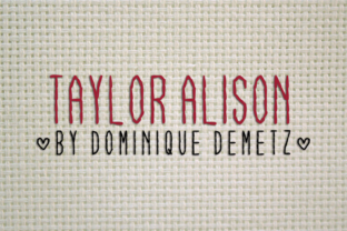 Taylor Alison: A Hand-Stitched Typeface for Editorial Charm