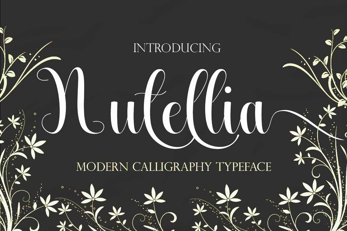 Transform Your Brand with Nutellia Script Font